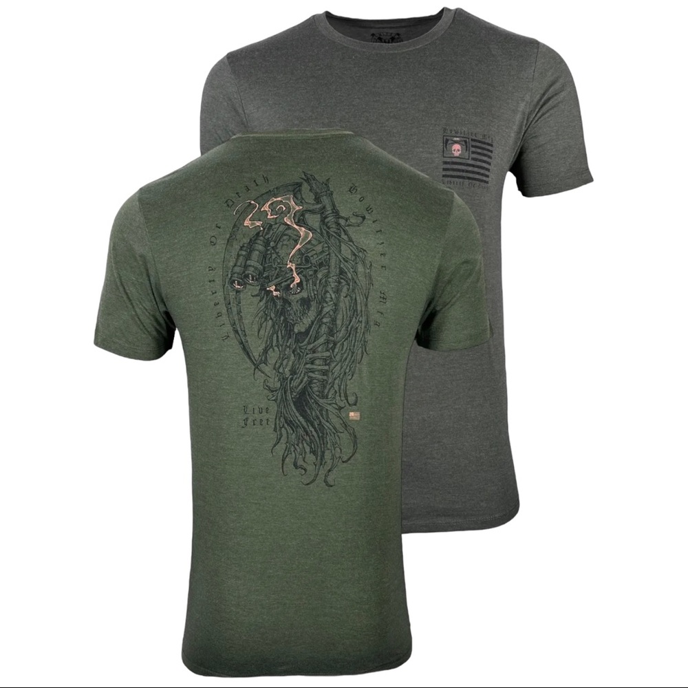 Howitzer Style Men's T-Shirt Liberty Reaper Military Grunt MFG